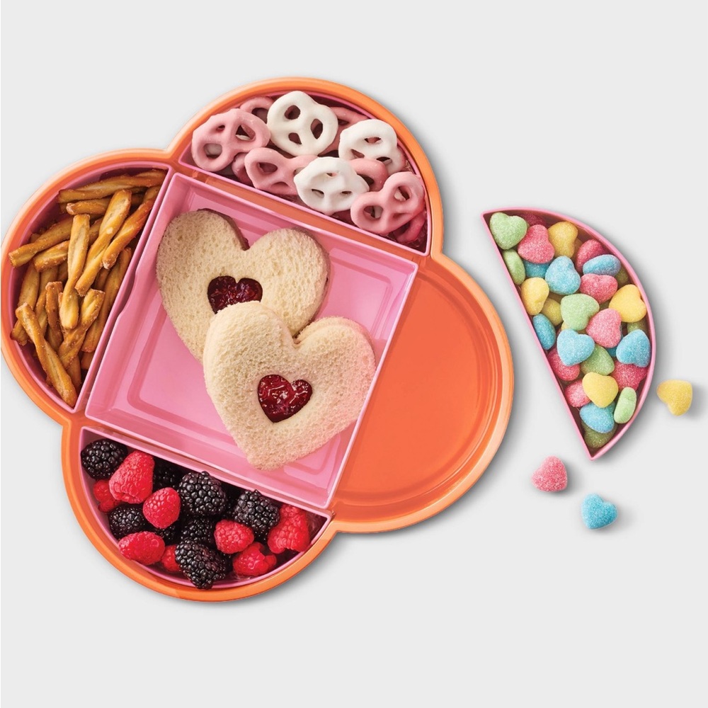 Roller rabbit x target snacklebox snack box — color is Coral/Light Pink